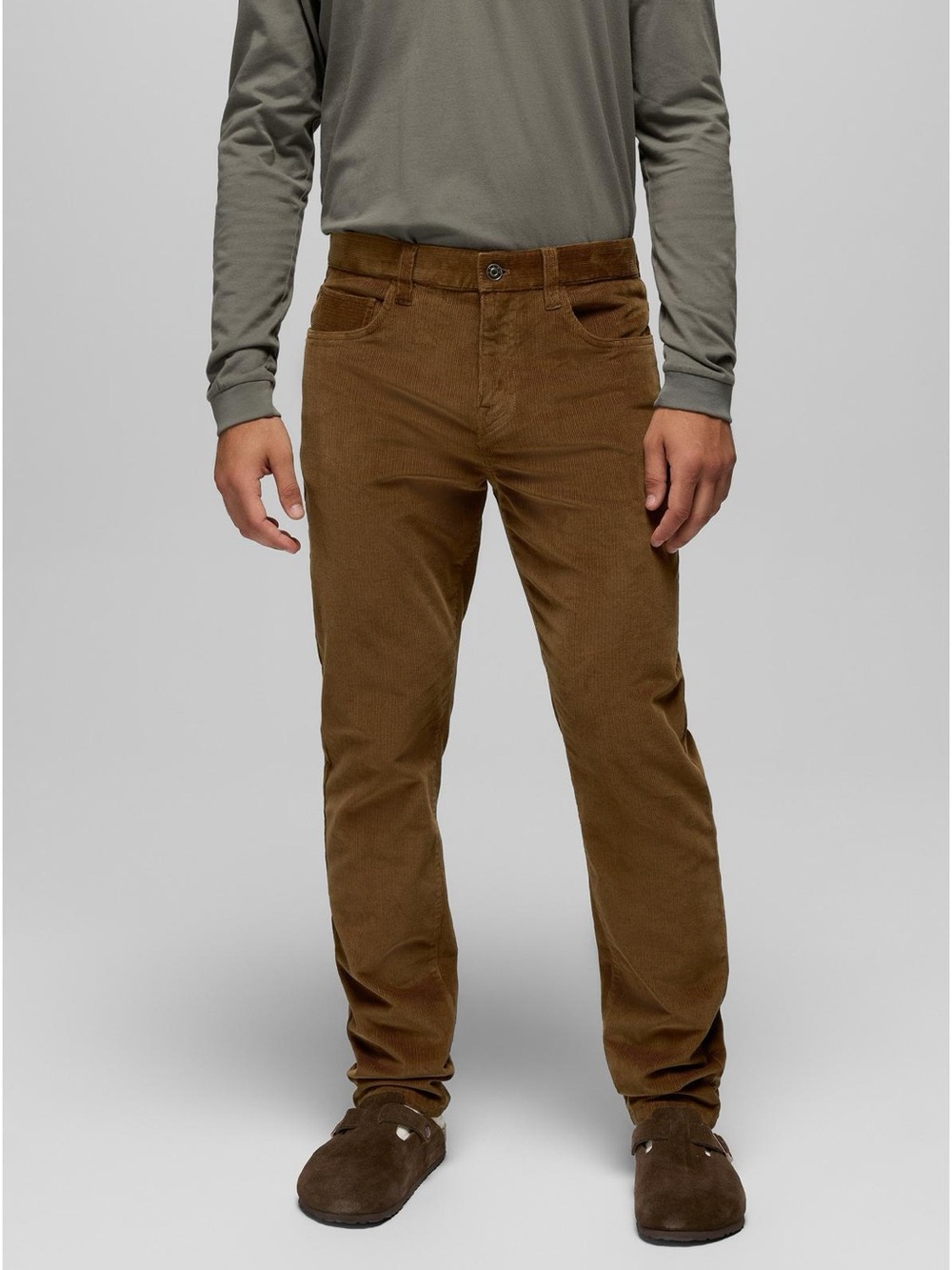Prana Campfire Cord 31 / 32 Rich Earth Men's Dark Brown Corduroy Pants